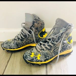 Boys Under Armour Batman Football Cleets